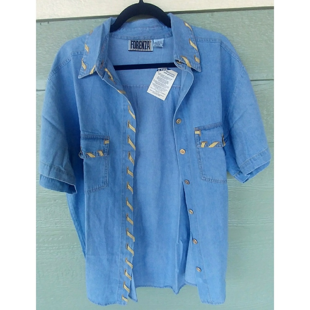 NWT VINTAGE Forenza 80s 90s Oversized Top